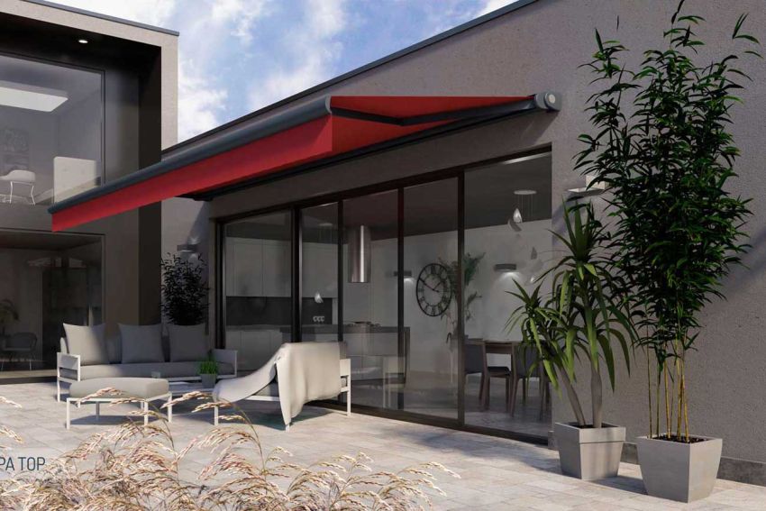 Markizy tarasowe w kasecie