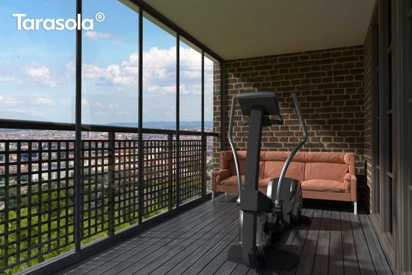 Szklane panele przesuwne